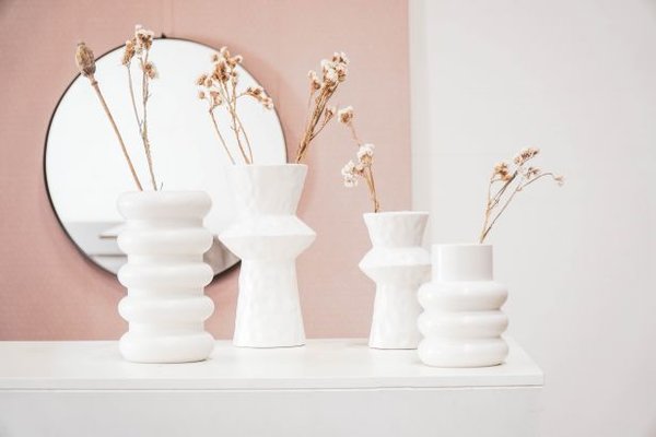 Vase "white" "s" House Vitamin