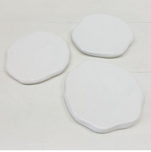 Keramikplatte / Ablage Weiß